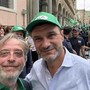 Il direttore provinciale Igor Varrone con il presidente nazionale Cristiano Fini