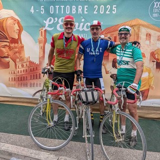Tre ciclisti di Paesana all’Eroica di Gaiole in Chianti Tre ciclisti di Paesana all’Eroica di Gaiole in Chianti