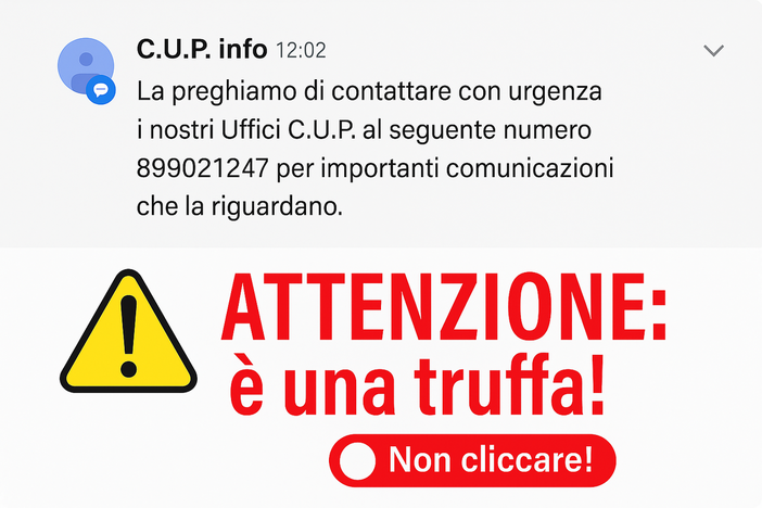 Ti arriva un Sms dal Cup? Non richiamare: è una truffa che svuota il credito