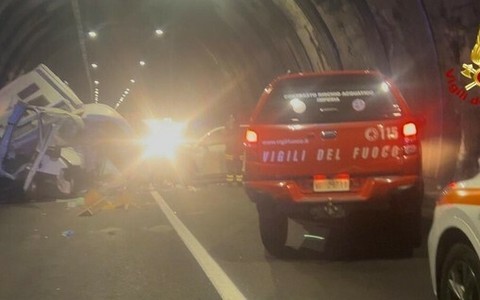 L'immagine dell'incidente