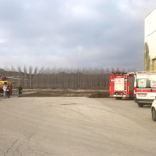 A nulla è valso l'intervento dei soccorritori presso lo stabilimento Italgelatine