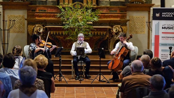 Il Trio Lanzini al Monastero della Stella di Saluzzo (Foto di Mauro Ravera)