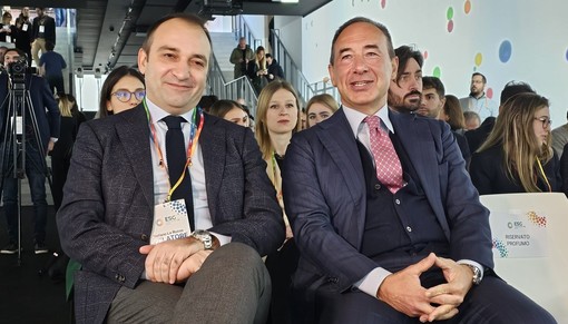 Il presidente Iren Luca Dal Fabbro, qui col sindaco di Torino Stefano Lo Russo, all'Esg Challenge Iren 2024