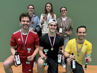 Il podio con i fratelli Vacchetto