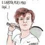 La vignetta di Paparelli per Jannik Sinner