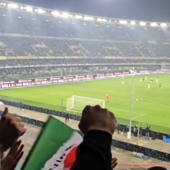 Un momento di Verona-Juventus del 17 marzo 2024
