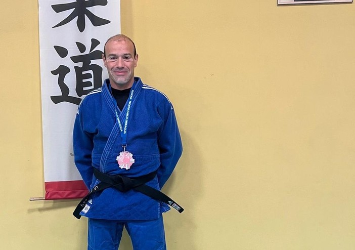 Argento per Dell'Aquila del Kodokan Cuneo al Grand Prix Veterani Emilia Romagna