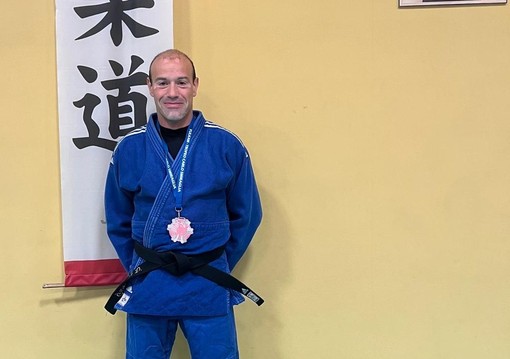 Argento per Dell'Aquila del Kodokan Cuneo al Grand Prix Veterani Emilia Romagna