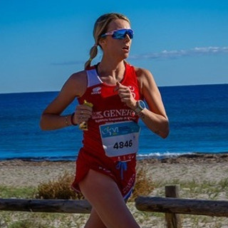 Laura Restagno in azione sulla Costa Bianca