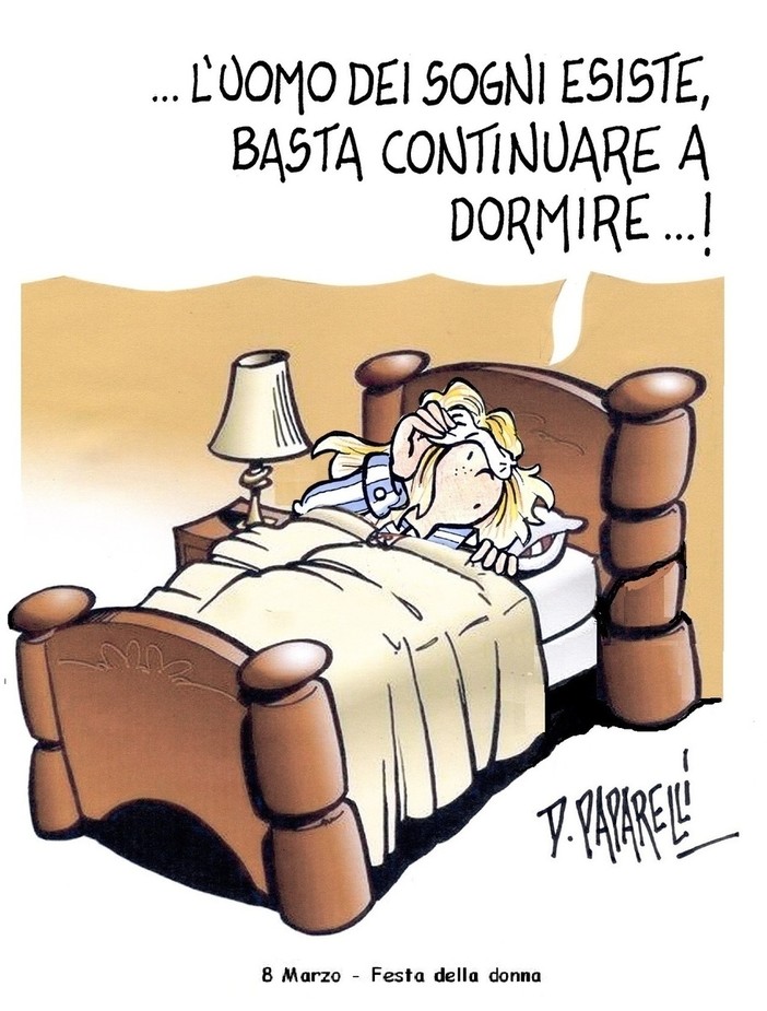 L'8 marzo nella vignetta di Danilo Paparelli: la festa che ancora aspetta il rispetto