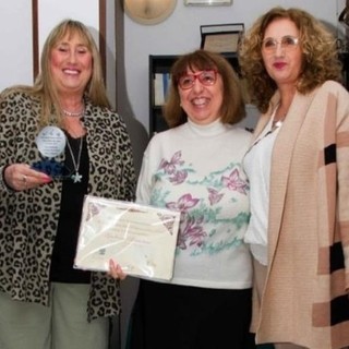 La premiazione di Giuliana Bertolusso La premiazione di Giuliana Bertolusso