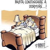 L'8 marzo nella vignetta di Danilo Paparelli: la festa che ancora aspetta il rispetto