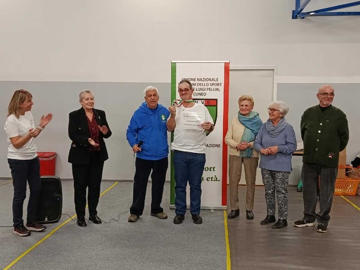 Enrico Gentile atleta dell’anno per l'Unione Veterani Sportivi Cuneo