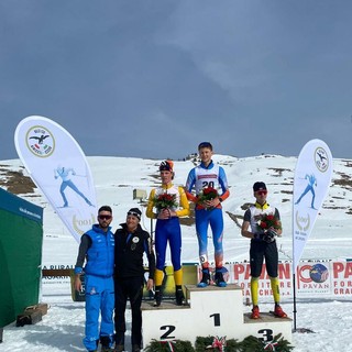 SCI DI FONDO / Campionati italiani U16, Liam Lisciandrello dello Sci Club Valle Pesio conquista il bronzo nella sprint a skating di Bosco Chiesanuova