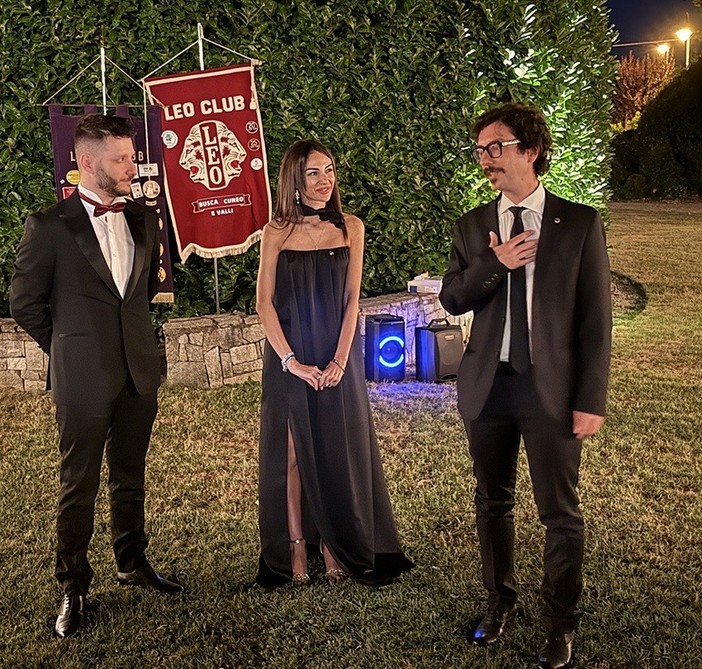 Lions Club Cuneo, Stefano Mattio nuovo presidente: il passaggio di consegne con Noemi Mallone