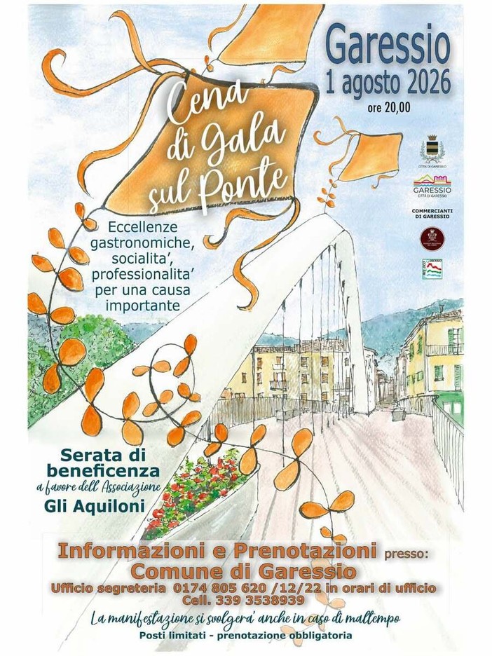"A tavola con il Roero": l'Enoteca Regionale del Roero a Garessio sul "Ponte Giugiaro"