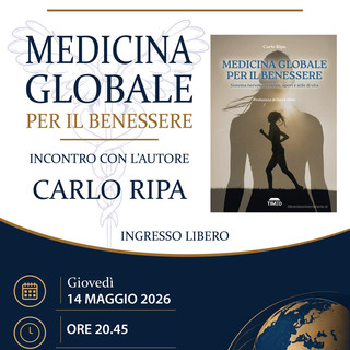 Fossano, serata sul benessere: Carlo Ripa presenta “Medicina globale per il benessere”