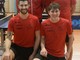 La formazione di A2 dell'A4 Tonoli (dietro il tecnico Vasilii Gushchin ed Anastasios Riniotis, davanti Damiano Seretti e Simone Garello) La formazione di A2 dell'A4 Tonoli (dietro il tecnico Vasilii Gushchin ed Anastasios Riniotis, davanti Damiano Seretti e Simone Garello)