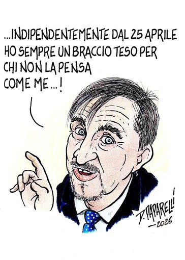 La vignetta di Paparelli per il 25 Aprile