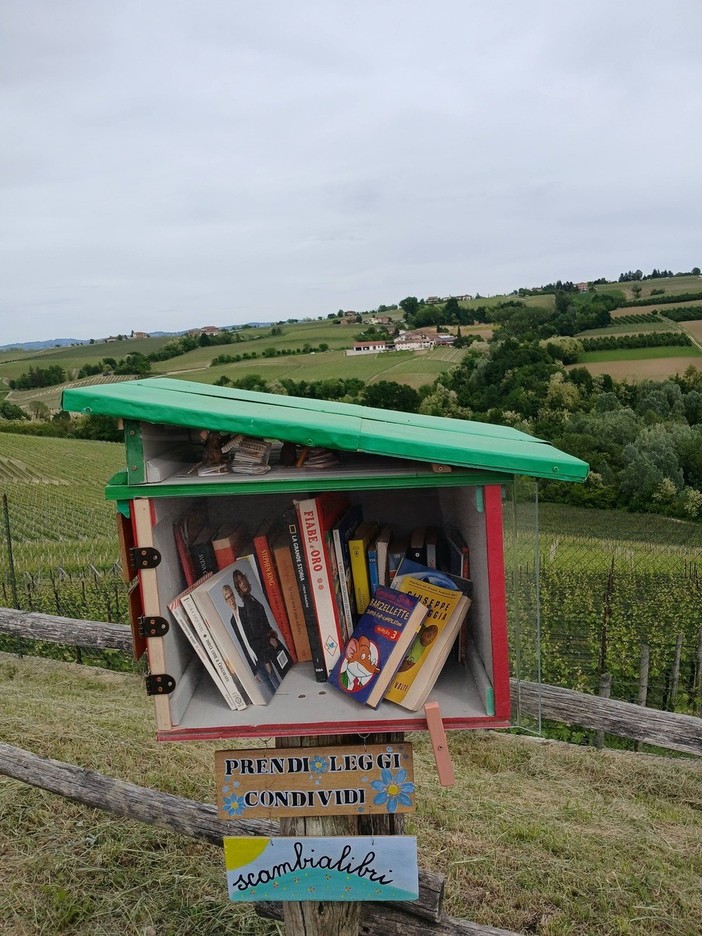 Novello porta i libri nelle frazioni: a Bergera nasce una nuova casetta della lettura Novello porta i libri nelle frazioni: a Bergera nasce una nuova casetta della lettura