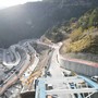I lavori sui tornanti del Tenda bis I lavori sui tornanti del Tenda bis