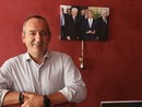 Luca Serale nell'ufficio dell'Assessorato ai Lavori Pubblici