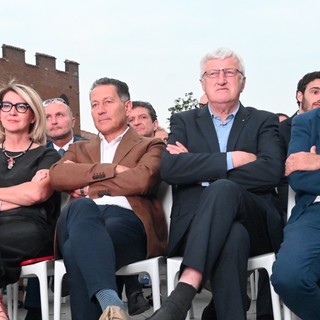 Da sinistra Giuliana Cirio, Mauro Gola e Mariano Costamagna in una foto del 2023