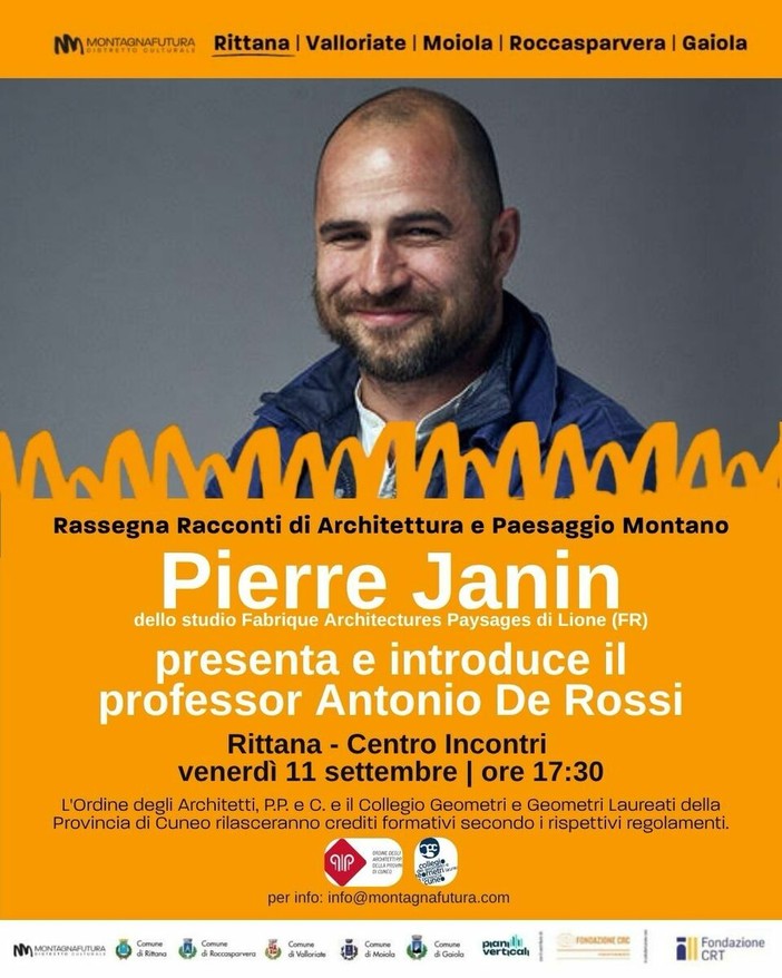Rittana, riprende “Racconti di architettura e paesaggio montano” Rittana, riprende “Racconti di architettura e paesaggio montano”