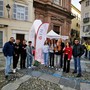 La redazione dello Sbaruffo durante la prima uscita per le Giornate FAI La redazione dello Sbaruffo durante la prima uscita per le Giornate FAI