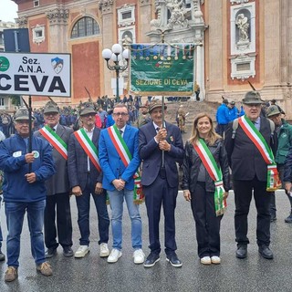 Anche l'assessore Laura Amerio all'Adunata degli Alpini di Genova