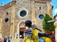 Un raduno di Vespe storiche e contemporanee a Limone Piemonte
