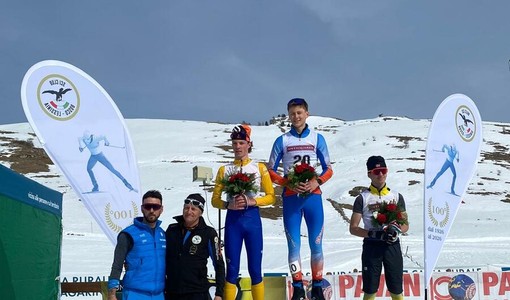SCI DI FONDO / Campionati italiani U16, Liam Lisciandrello dello Sci Club Valle Pesio conquista il bronzo nella sprint a skating di Bosco Chiesanuova