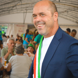 Il sindaco di Perlo Lorenzo Benzo