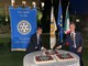 Luigi Fassino, past presidente Rotary Saluzzo e Cesare Pallo nuovo presidente del sodalizio