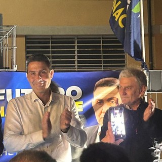 Beppe Lauria con il generale Vannacci