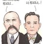 Il ricordo di Sacco e Vanzetti  (cittadino di Villafalletto) a 98 anni dall'esecuzione dei due anarchici... la nuova vignetta di Danilo Paparelli
