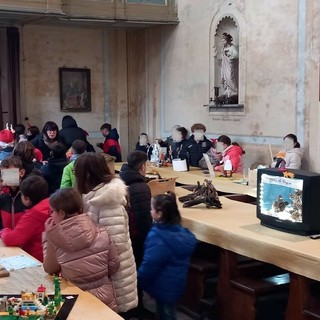 I presepi esposti nella chiesa della "Crociata" di Moretta