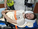 Mattia Vignolo all'arrivo a Milano