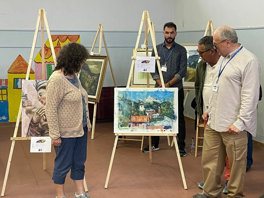 Una precedente premiazione dell'Estemporanea di pittura a Martiniana Po Una precedente premiazione dell'Estemporanea di pittura a Martiniana Po