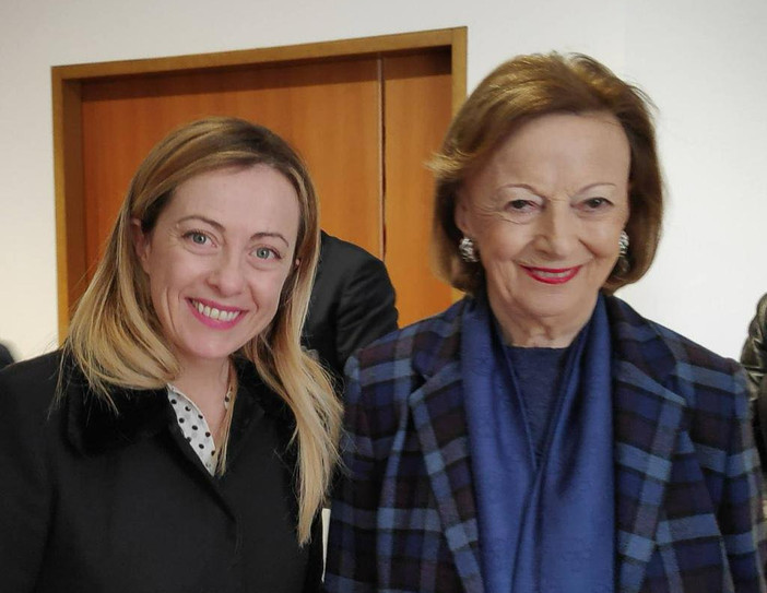 L'immagine pubblicata dalla premier Giorgia Meloni