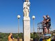 Ponte Nuovo di Dronero: la statua della Madonna è tornata al suo antico splendore Ponte Nuovo di Dronero: la statua della Madonna è tornata al suo antico splendore