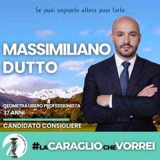 il geom. Massimiliano Dutto ufficializza la sua candidatura a consigliere a sostegno del Candidato Sindaco DAVIDE PAROLA per la lista “LA CARAGLIO CHE VORREI”.