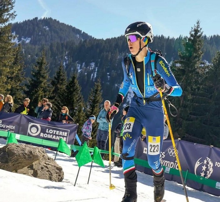 SCI ALPINISMO / Il villanovese Matteo Blangero terzo nella Vertical di Coppa del Mondo Youth di Surndal