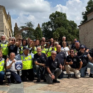 Moto Club della Polizia di Stato di Cuneo in tour tra Morozzo e Salmour
