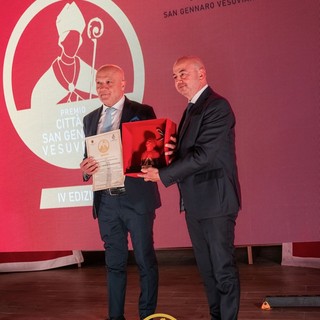La premiazione di Carmine Maffettone