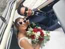 Mattia Vignolo con la moglie Emilie Richiardone il giorno del loro matrimonio Mattia Vignolo con la moglie Emilie Richiardone il giorno del loro matrimonio