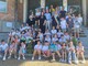 Le classi quinte della Primaria di Manta in vista al Municipio Le classi quinte della Primaria di Manta in vista al Municipio