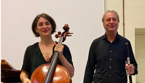 Milena Punzi (viola) e Ubaldo Rosso (Flauto)