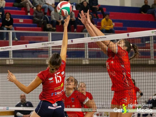 Una immagine del match tra Mondovì e Florens Vigevano (foto Cristiano Silvestri)