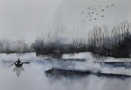 “Il grande fiume racconta”: il viaggio artistico di Lodovica Paschetta tra luce, colore e paesaggio